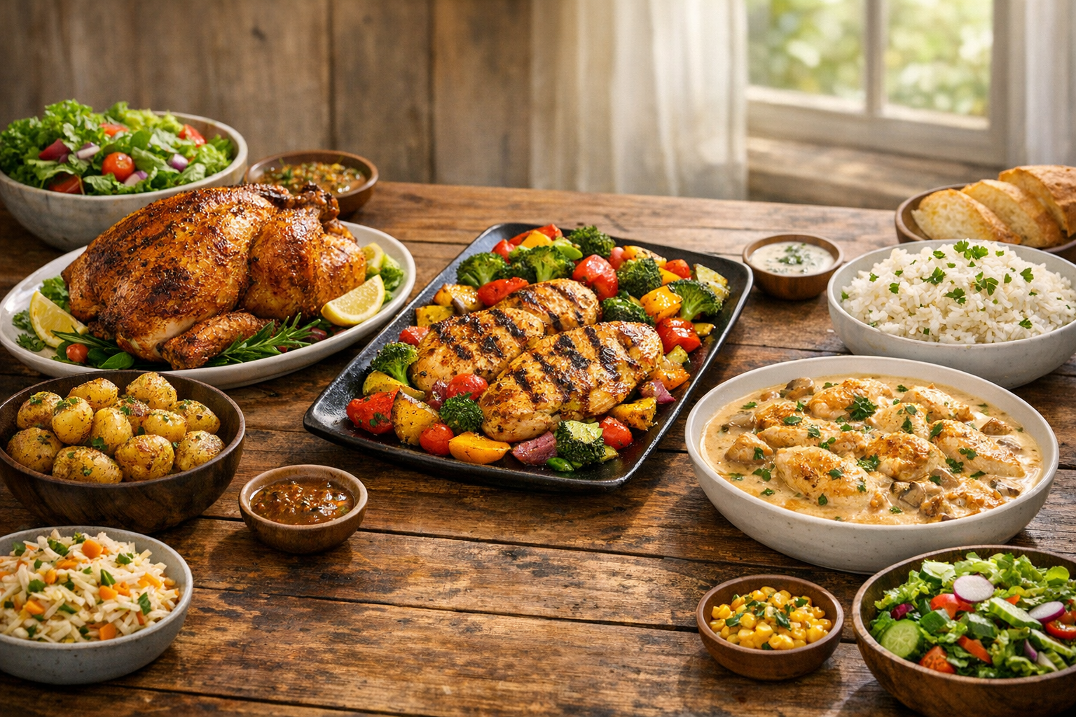 Receitas com frango para variar o cardápio da família